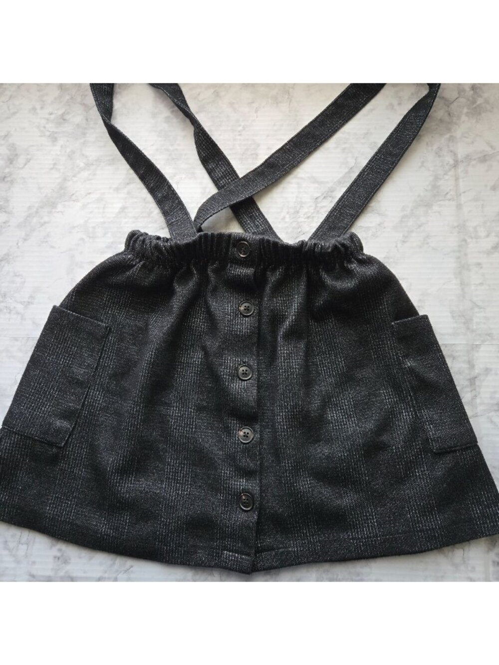 Zara Kids Collection Girls' Suspender Skirt Sz 11/12 (SKU 26-0141)